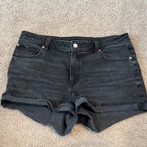 American Eagle Outfitters Black Jean Shorts